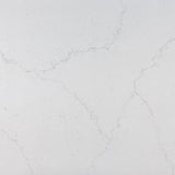 White marble tile with subtle gray veining on a white background
