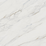 White marble tile with subtle gray veining