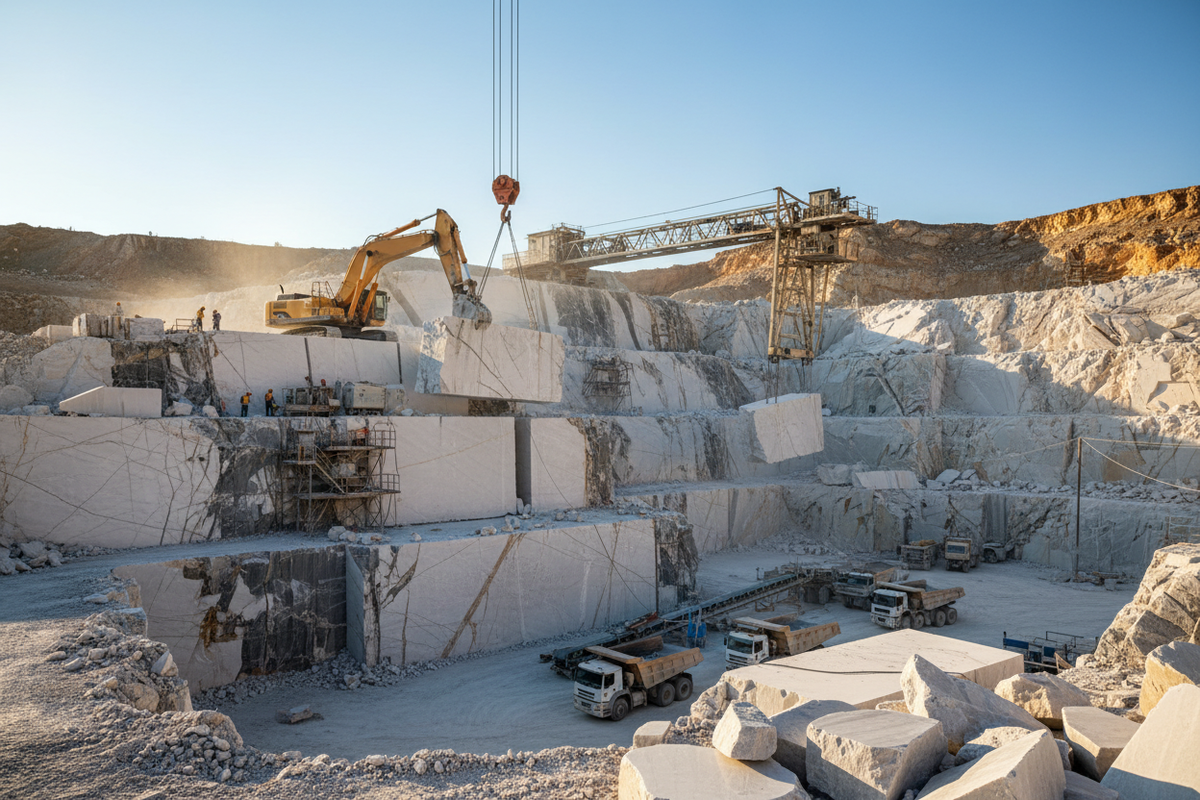 quartzite mining